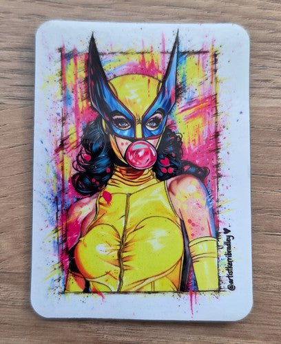 Wolverina Inspired Fridge Magnet