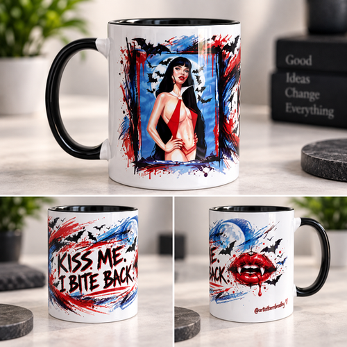Vampirella Inspired Mug | Fan Art