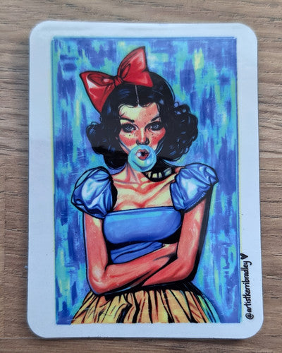 Snow White Inspired Fridge Magnet