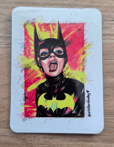 Catwoman Inspired Fridge Magnet