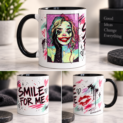 Harley Quinn Inspired Mug | Fan Art