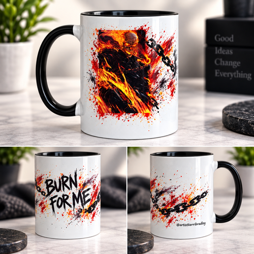 Ghost Rider Inspired: Burn For Me Mug