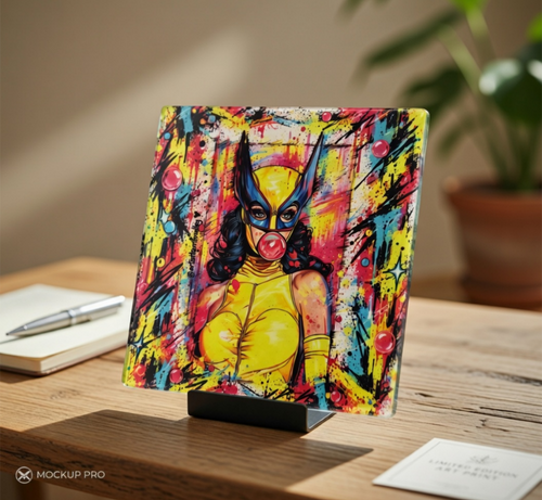 Wolverina-Inspired Coaster