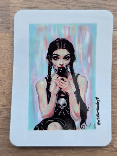 Wednesday Addams Inspired Fridge Magnet