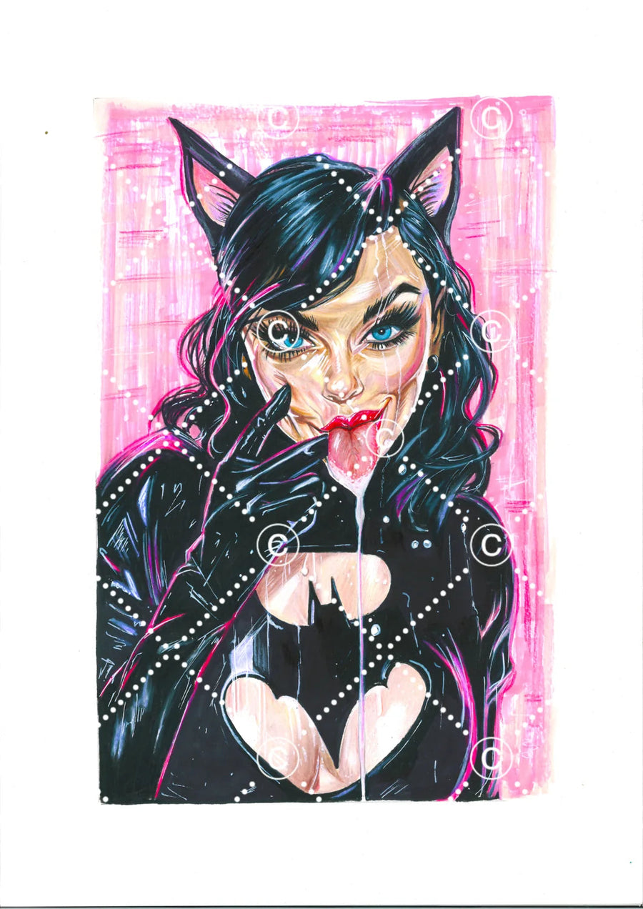 Purrfectly Playful - Premium Matte Print
